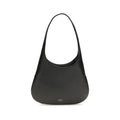 Khaite Black Calf Leather Bos Taurus Handbag