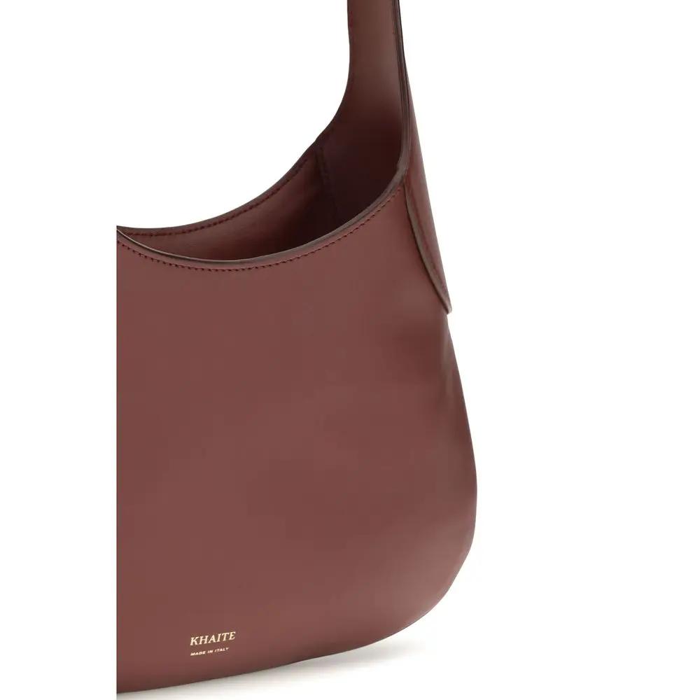 Sac à main Khaite Bordeaux en cuir de veau Bos Taurus