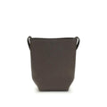 Sac bandoulière Bos Taurus en cuir de veau marron de The Row