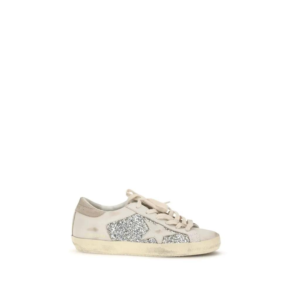 Golden Goose Beige Calf Leather Bos Taurus Sneakers