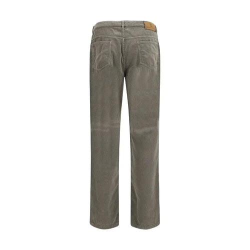 Pantalon décontracté en coton bicolore Brunello Cucinelli