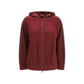 Sweat-shirt en coton Brunello Cucinelli Bordeaux