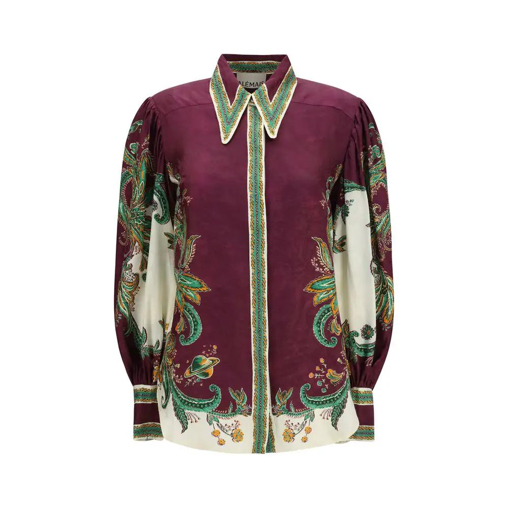 Chemisier multicolore en viscose Alemais
