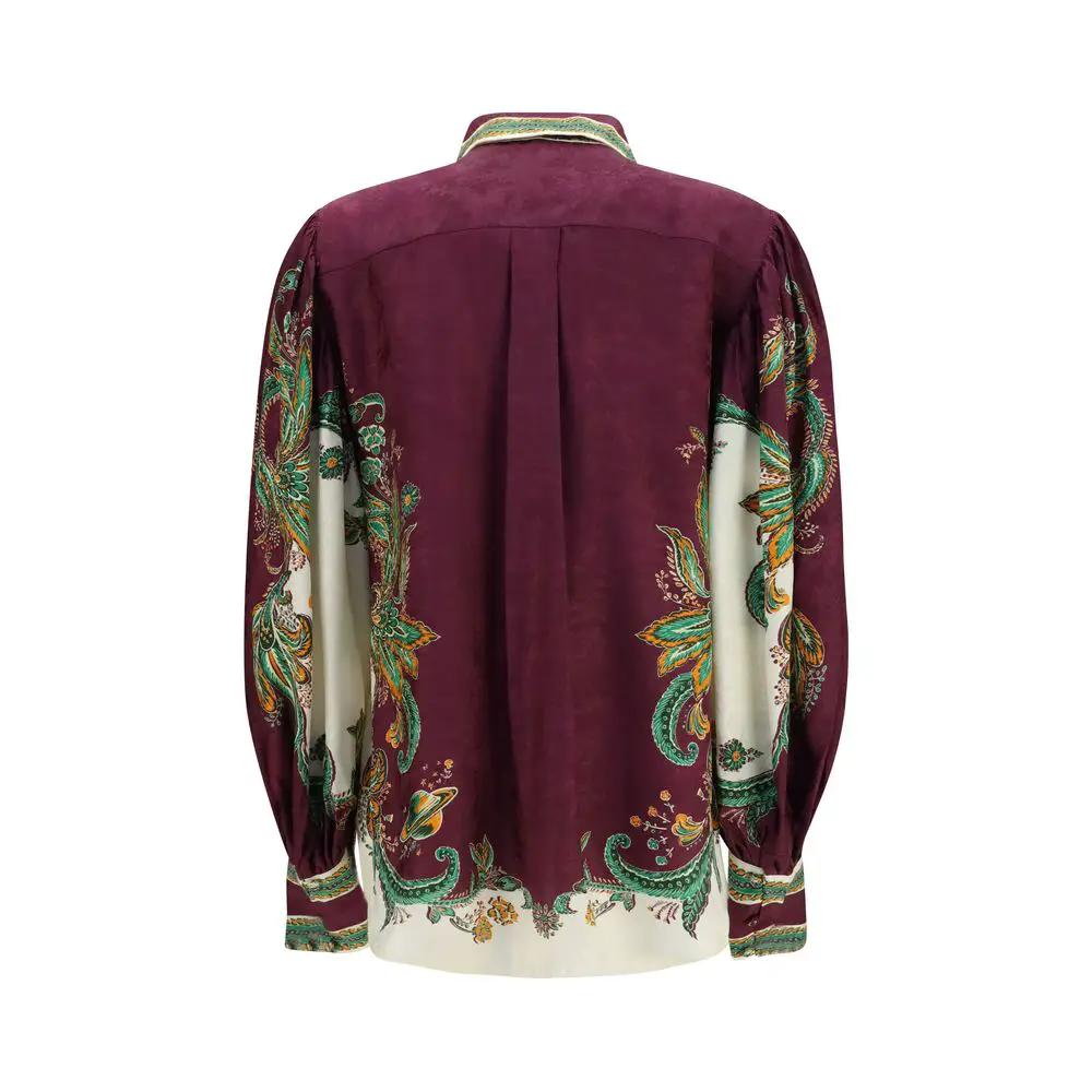Chemisier multicolore en viscose Alemais