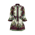 Robe décontractée en lin multicolore Alemais