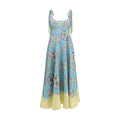 Alemais Multicolor Linen Casual Dress