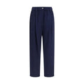 Pantalon Brunello Cucinelli en Laine Bleu Oves Aries
