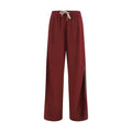 Brunello Cucinelli Bordeaux Cotton Athletic Pants