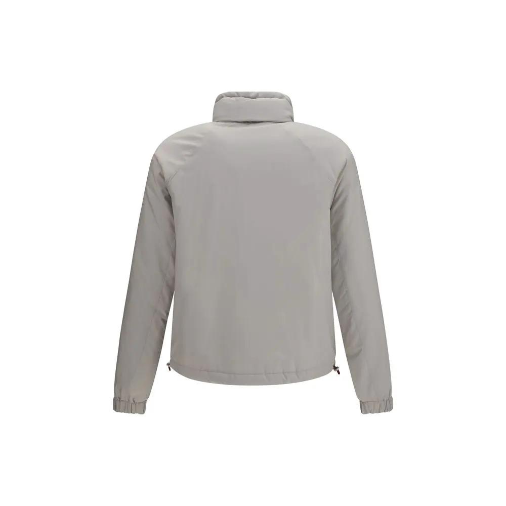 Brunello Cucinelli Gray Polyester Shell Jacket