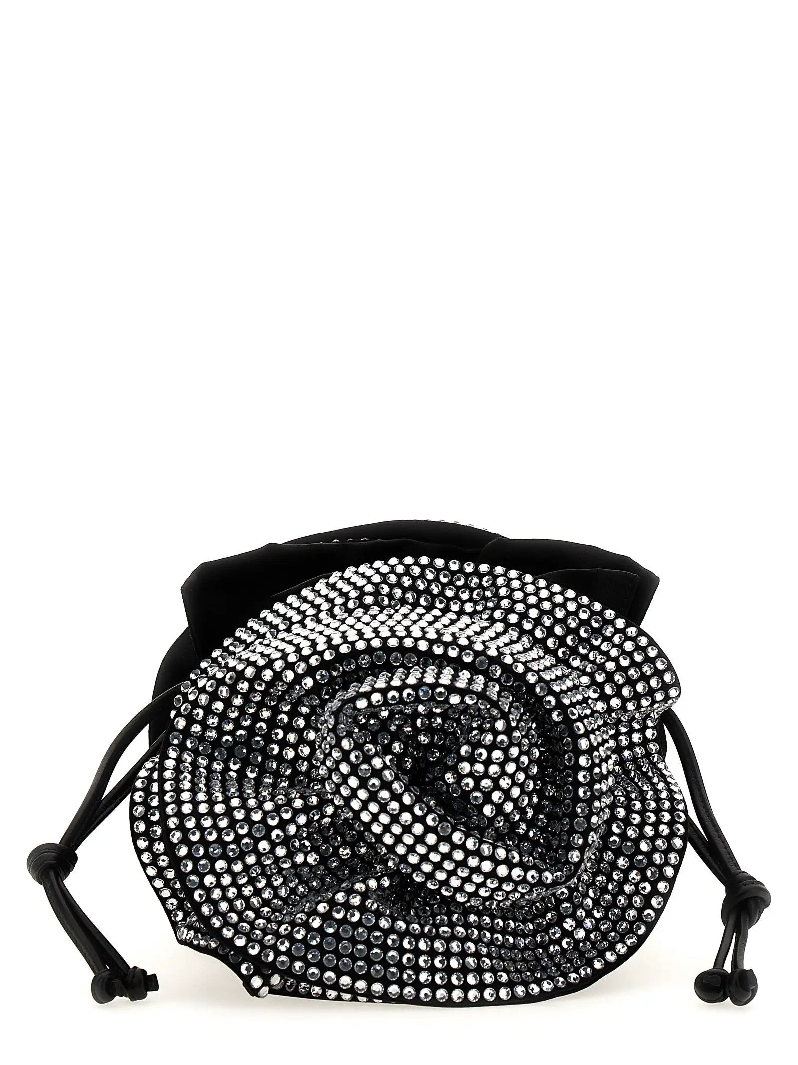 Magda Butrym Black Viscose Crossbody Bag