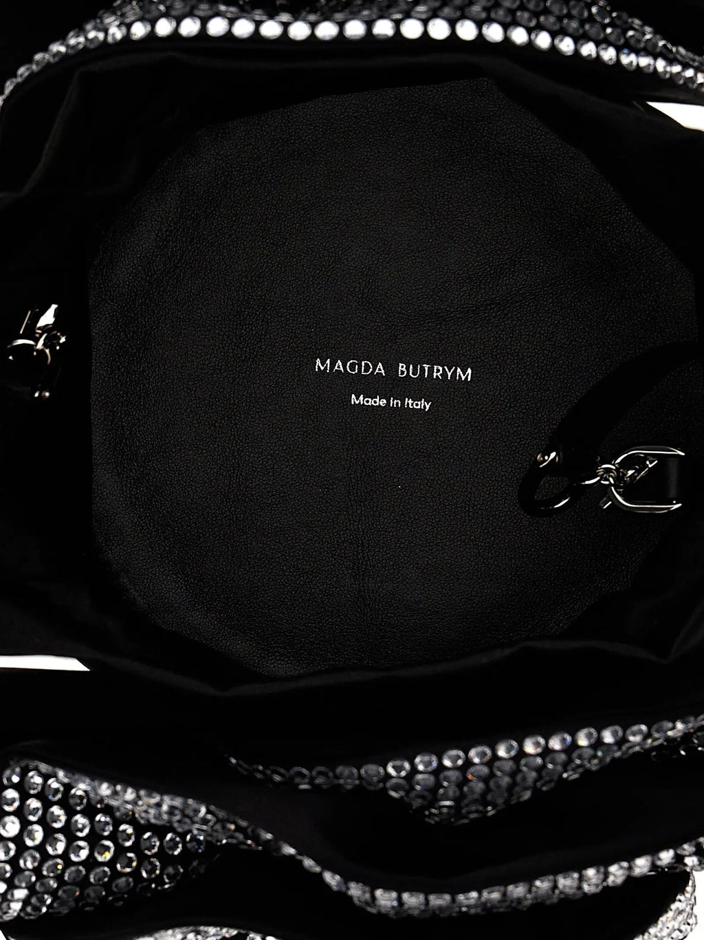 Magda Butrym Black Viscose Crossbody Bag