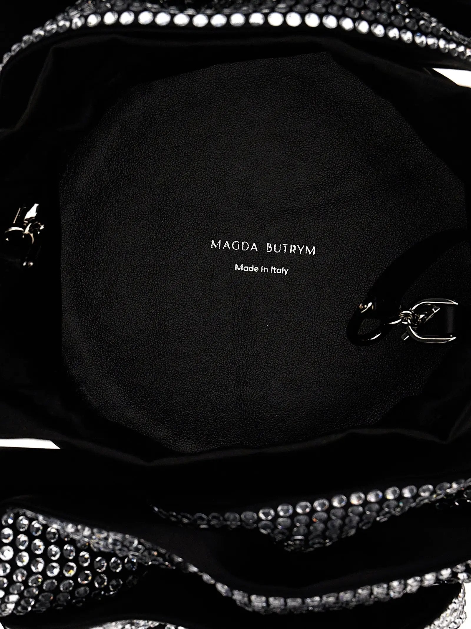 Magda Butrym Black Viscose Crossbody Bag
