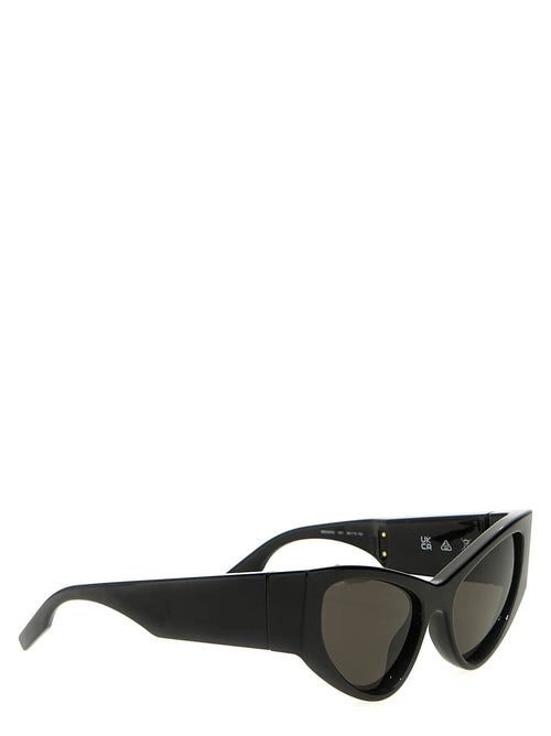 Lunettes de soleil Balenciaga noires en polyamide