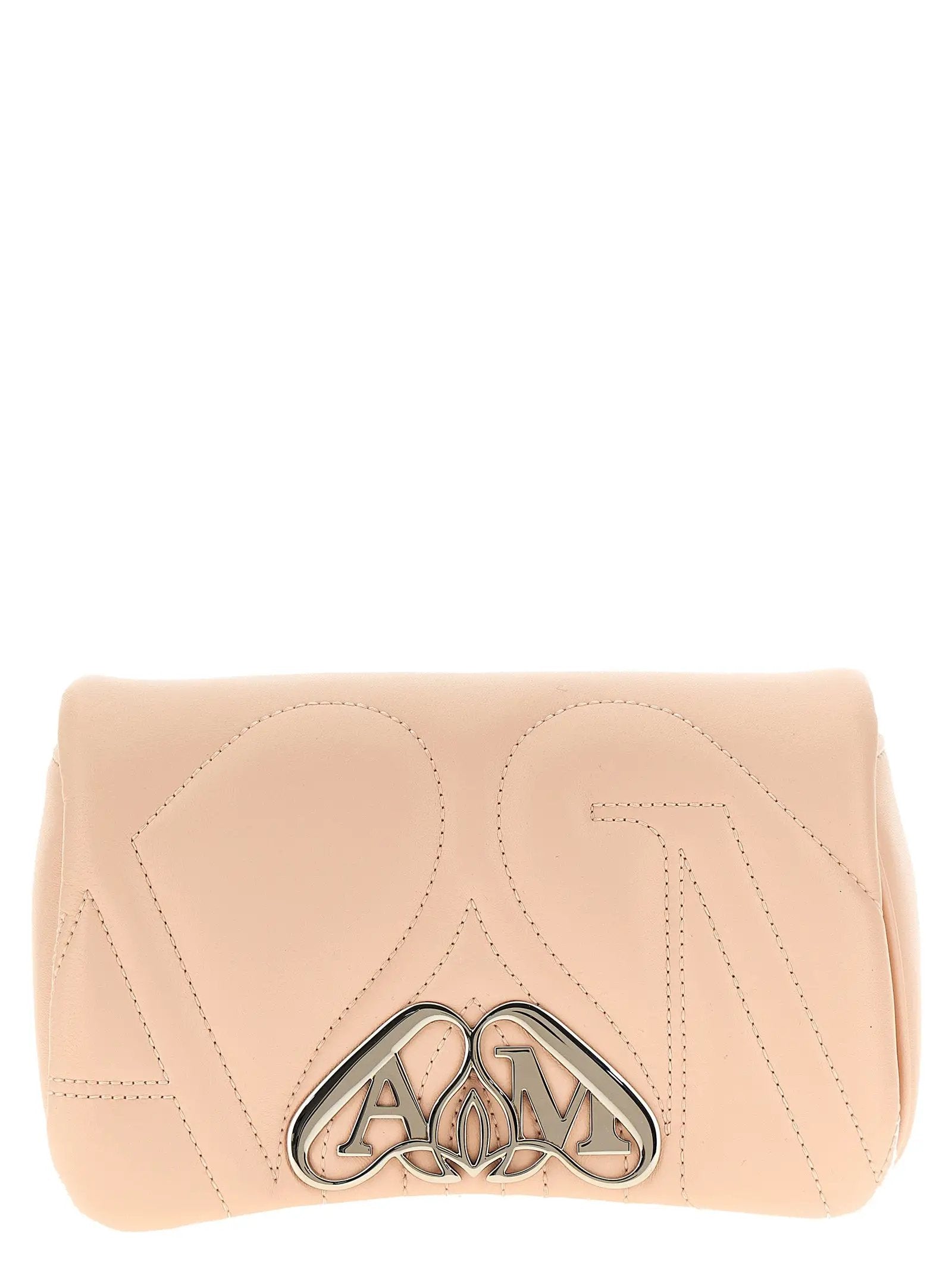 Alexander McQueen Beige Lamb Leather Crossbody Bag