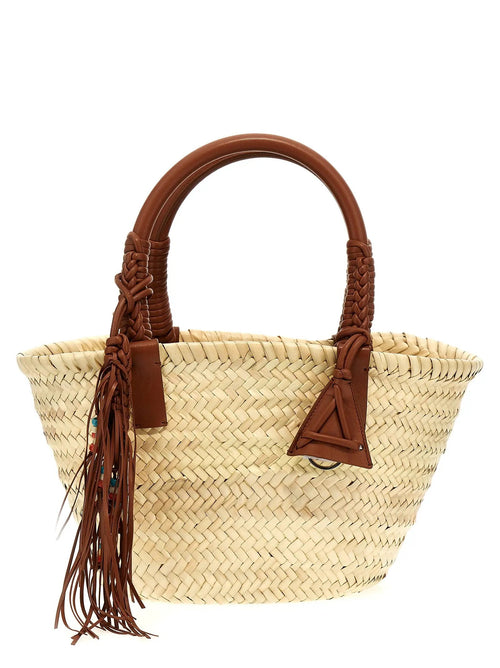 Sac à main Alanui en marabout marron