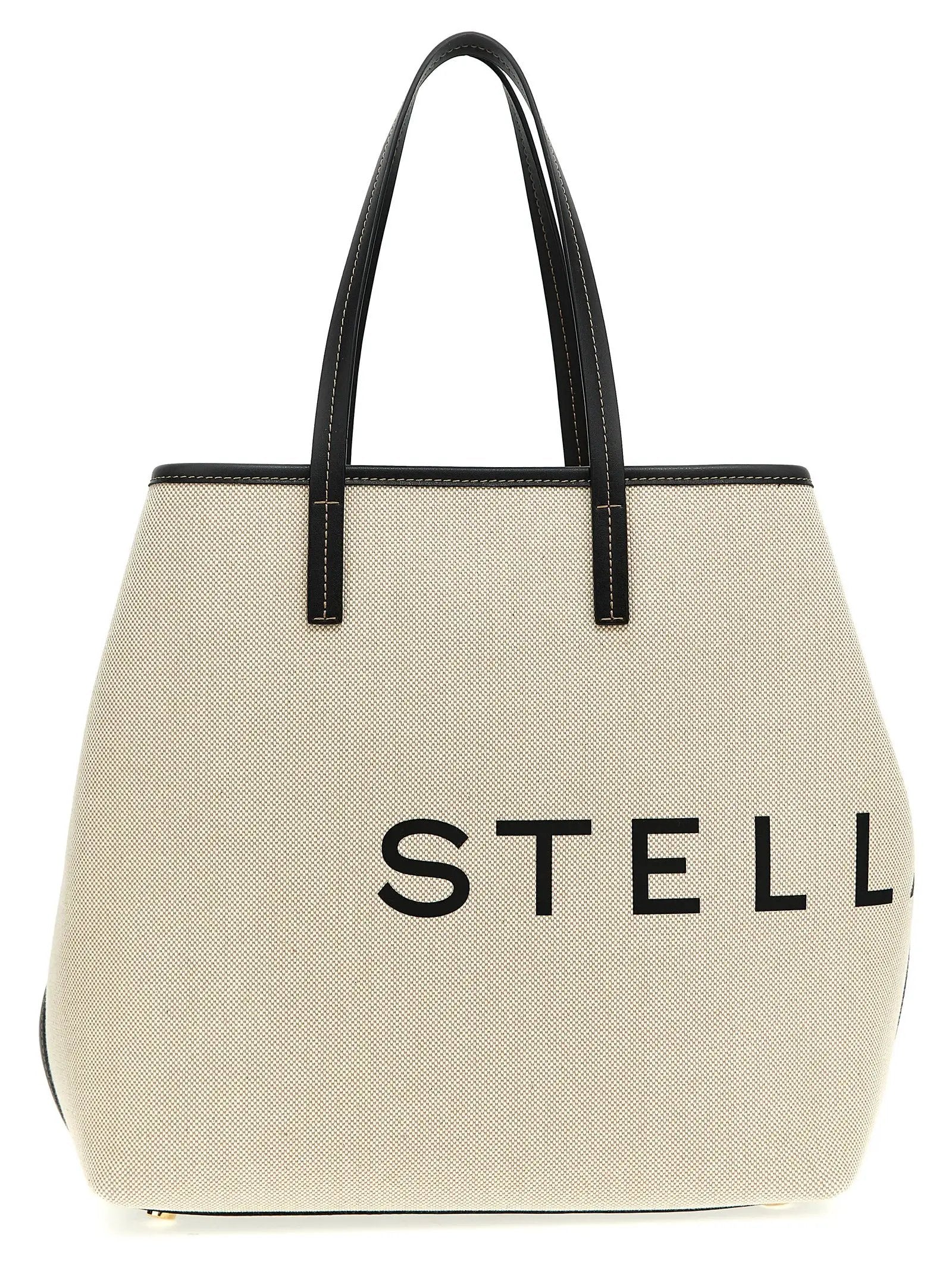 Stella McCartney Beige Cotton Tote Bag