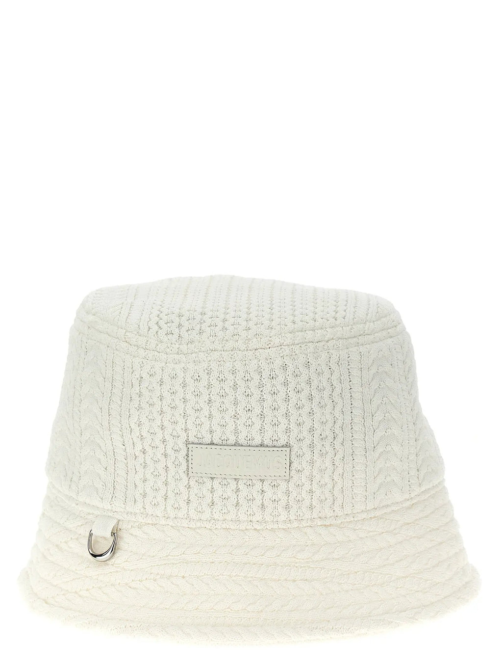 Jacquemus White Viscose Bucket Hat