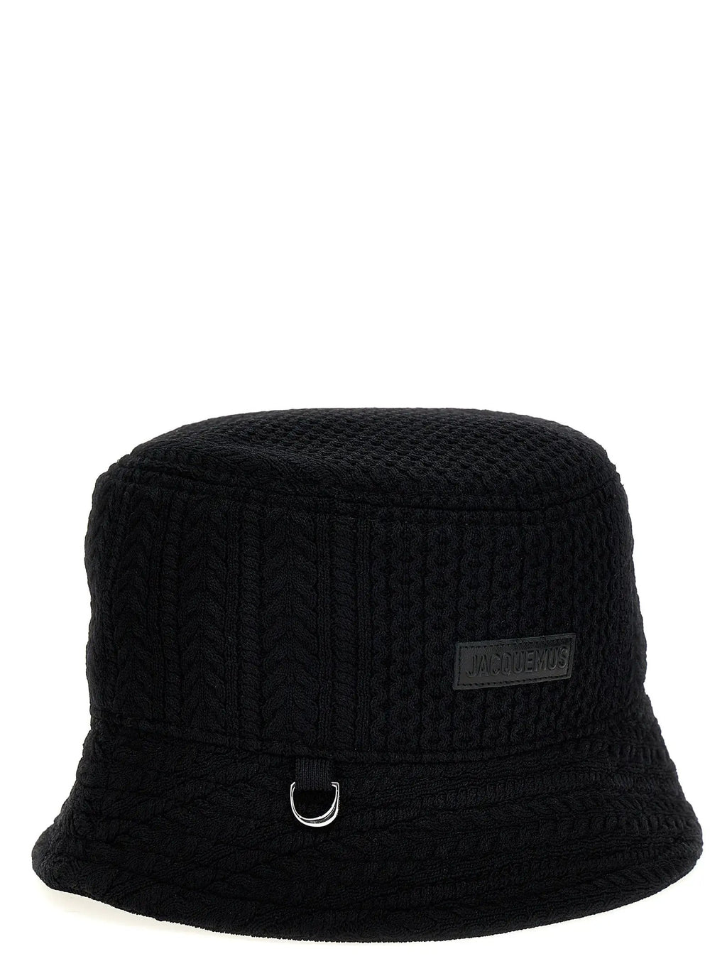 Jacquemus Black Viscose Bucket Hat