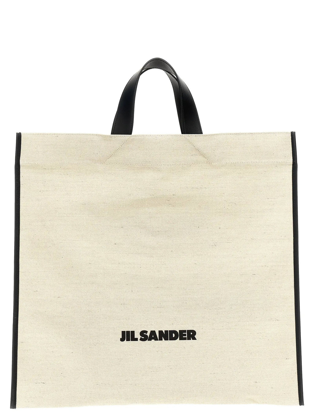 Jil Sander Bicolor Jute Tote Bag