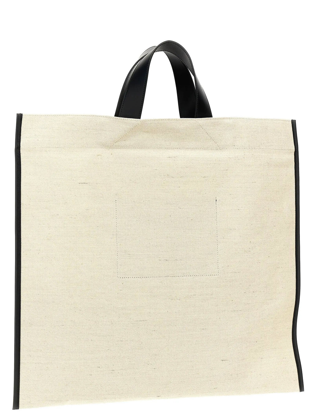 Jil Sander Bicolor Jute Tote Bag
