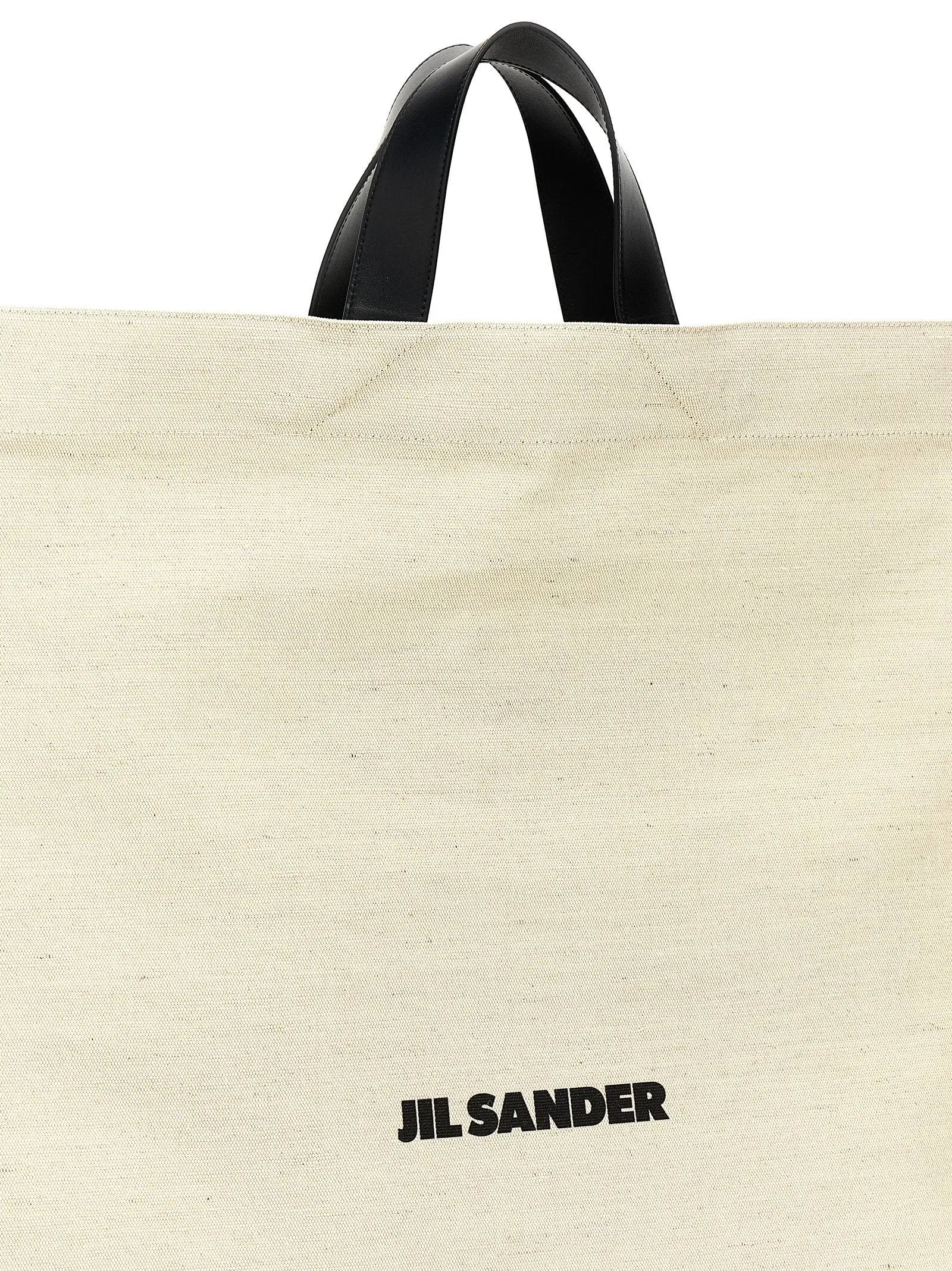 Jil Sander Bicolor Jute Tote Bag