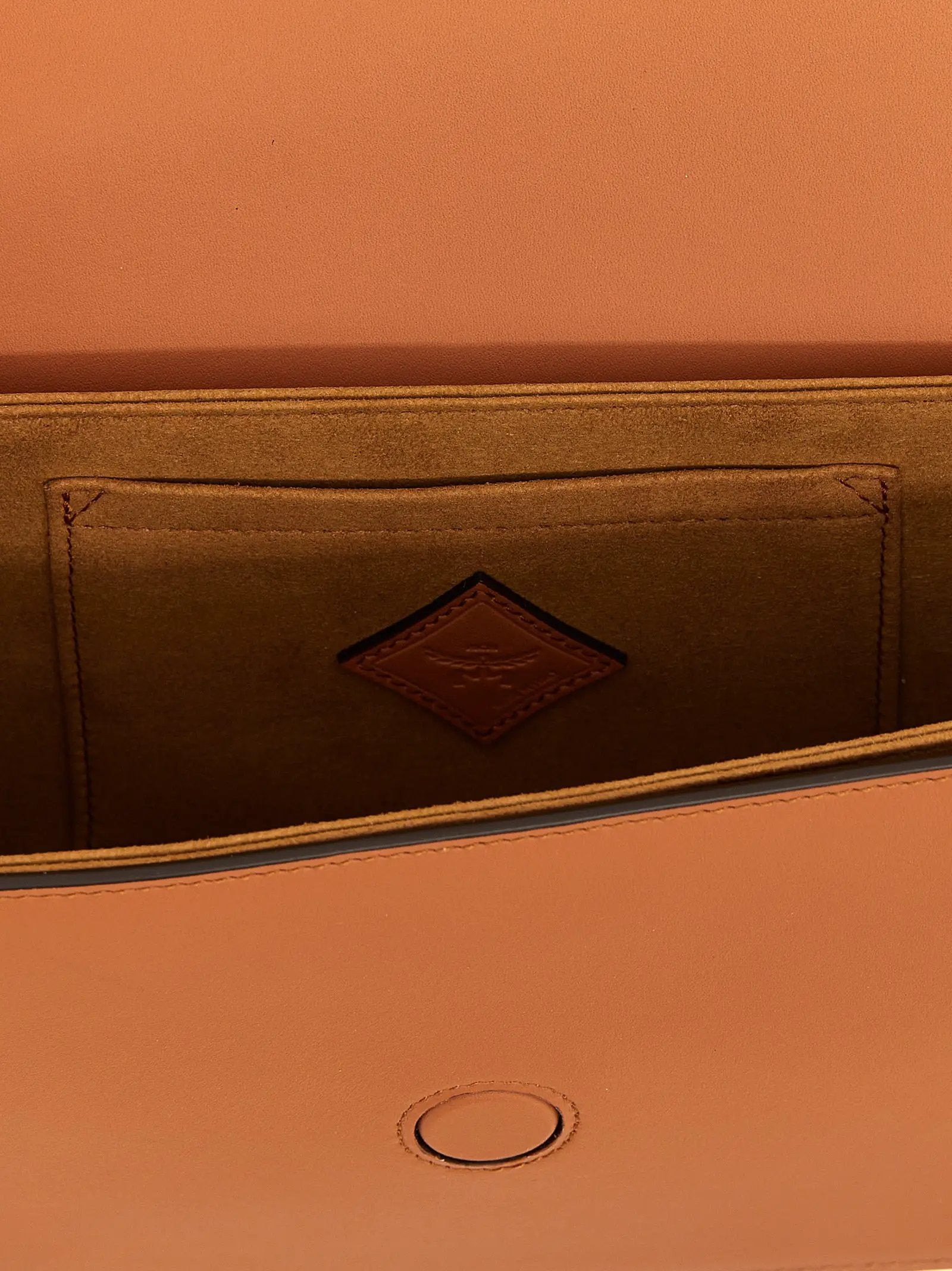 MCM Brown Calfskin Crossbody Bag