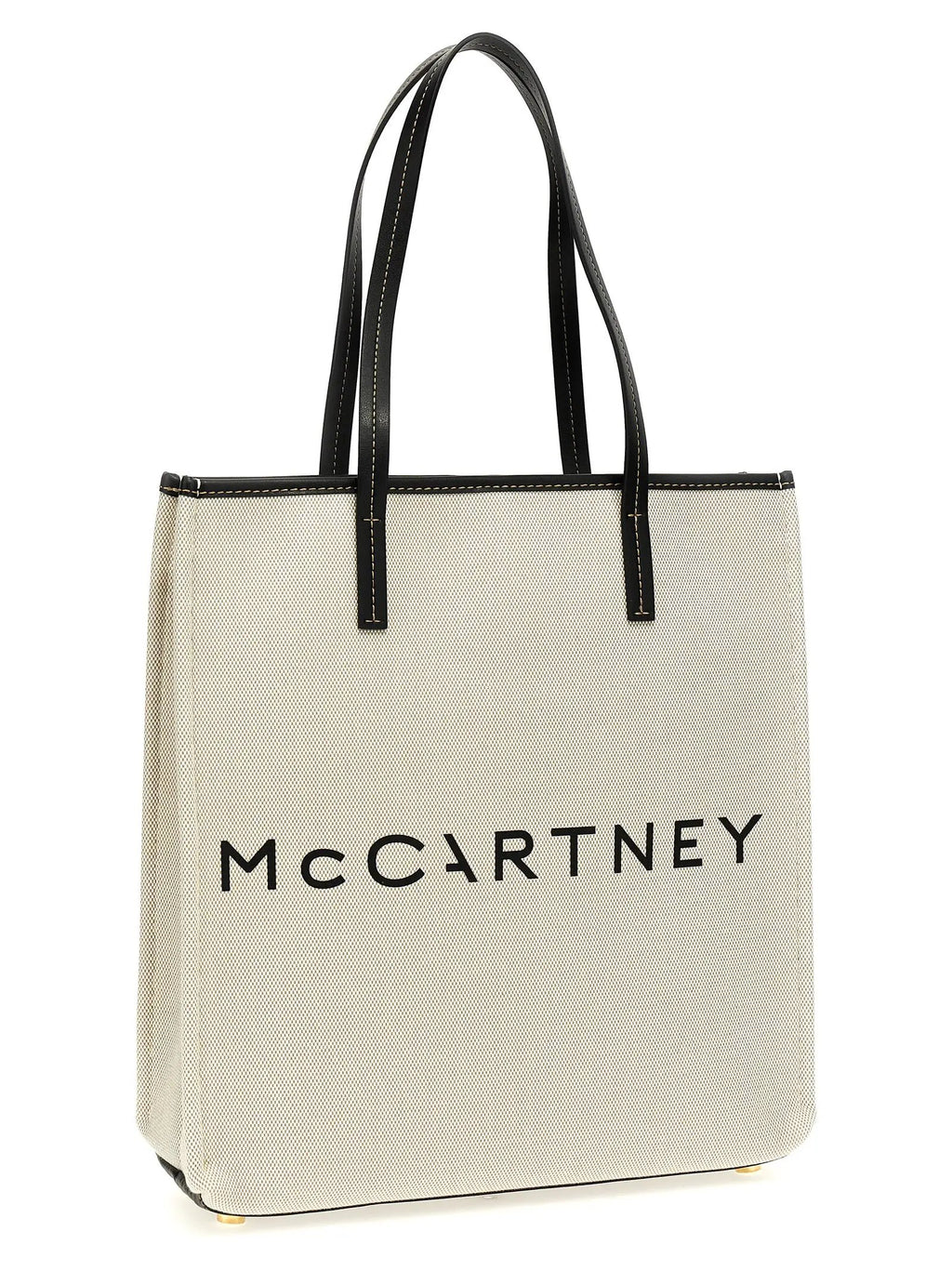 Stella McCartney Beige Cotton Tote Bag