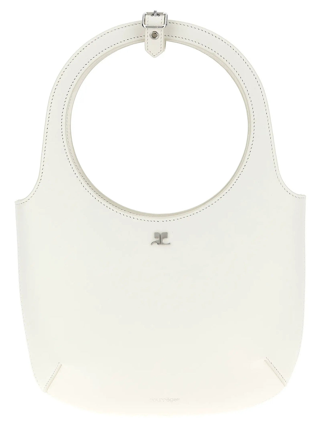 Courrèges White Calfskin Handbag