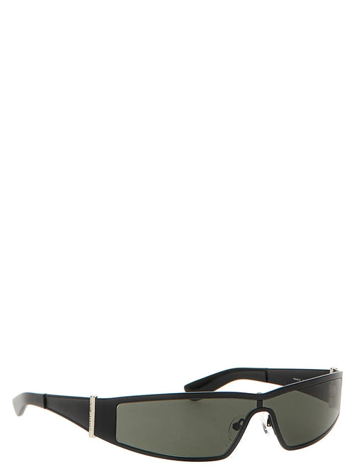 Lunettes de soleil Alexander McQueen en acétate noir