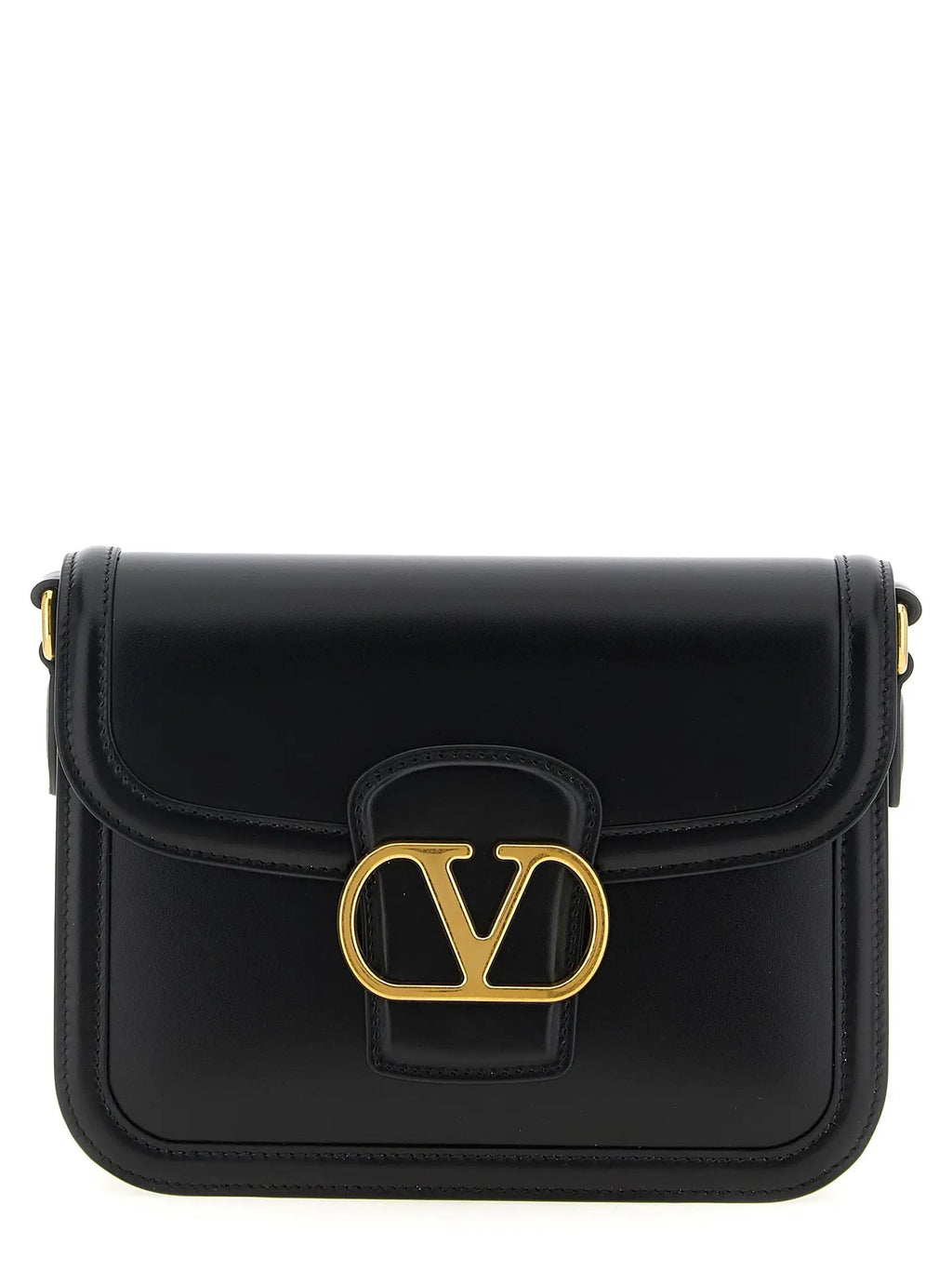 Valentino Garavani Black Calfskin Crossbody Bag