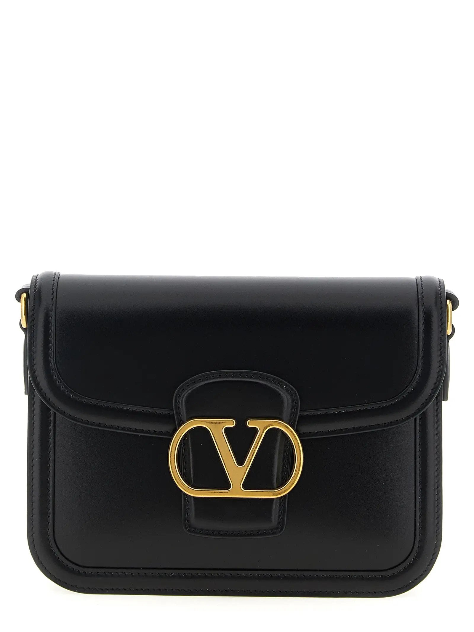 Valentino Garavani Black Calfskin Crossbody Bag