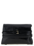 Moschino Black Leather Crossbody Bag