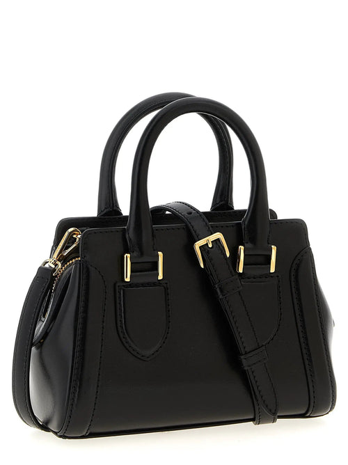 Sac à main Alexander McQueen en cuir de veau noir