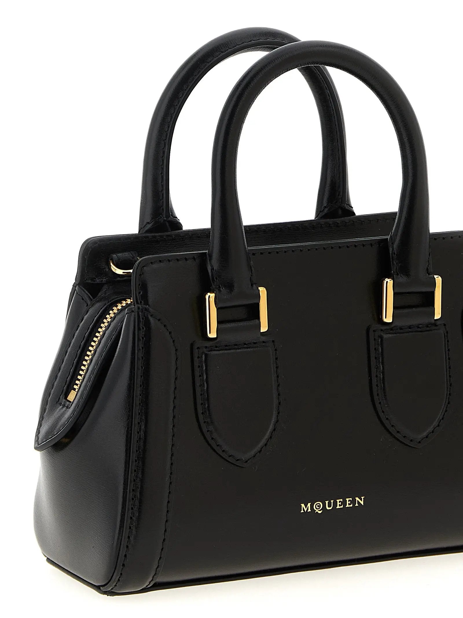 Alexander McQueen Black Calfskin Handbag