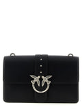 PINKO Black Goatskin Crossbody Bag