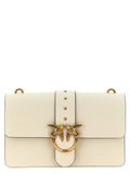 PINKO White Goatskin Crossbody Bag