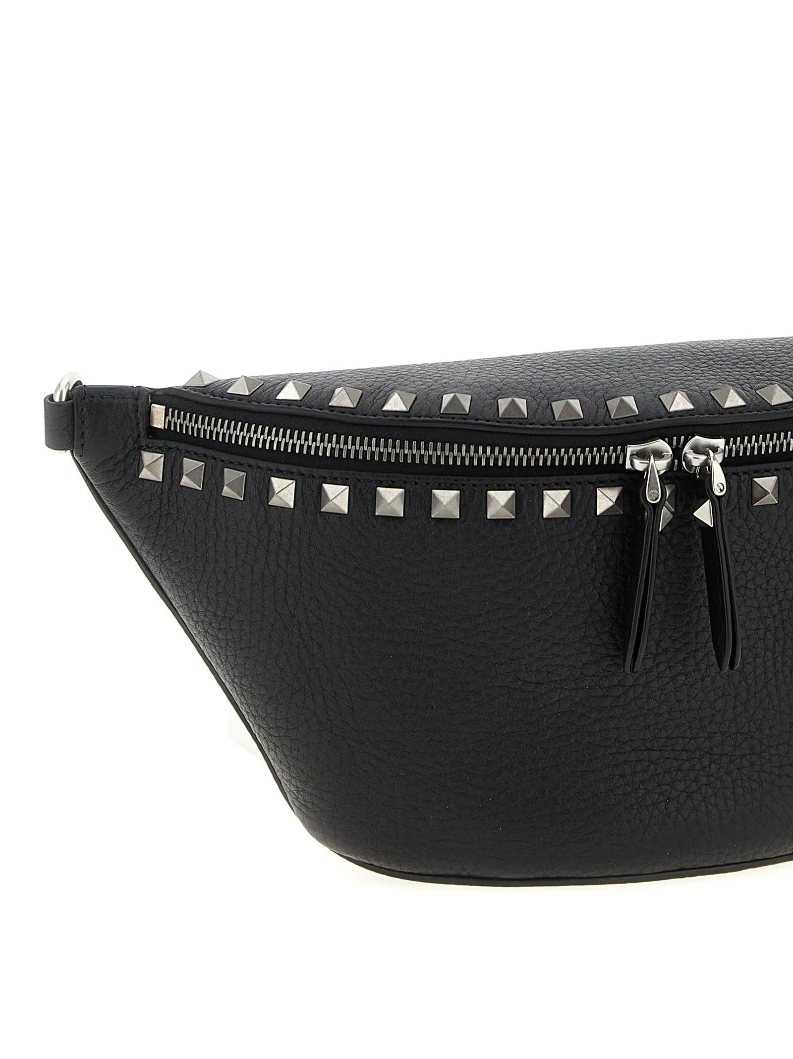 Valentino Garavani Black Calfskin Crossbody Bag