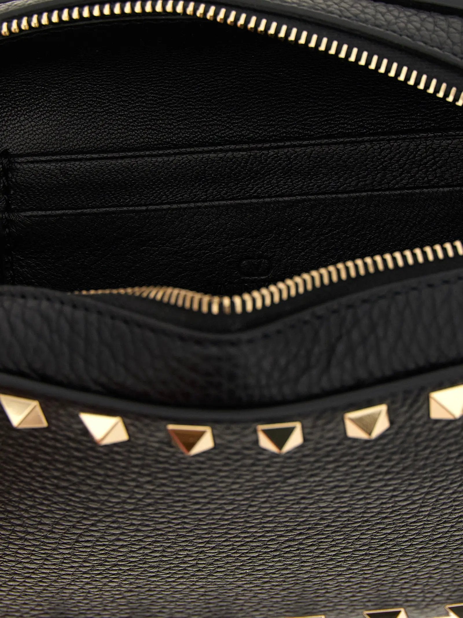 Valentino Garavani Black Calfskin Crossbody Bag