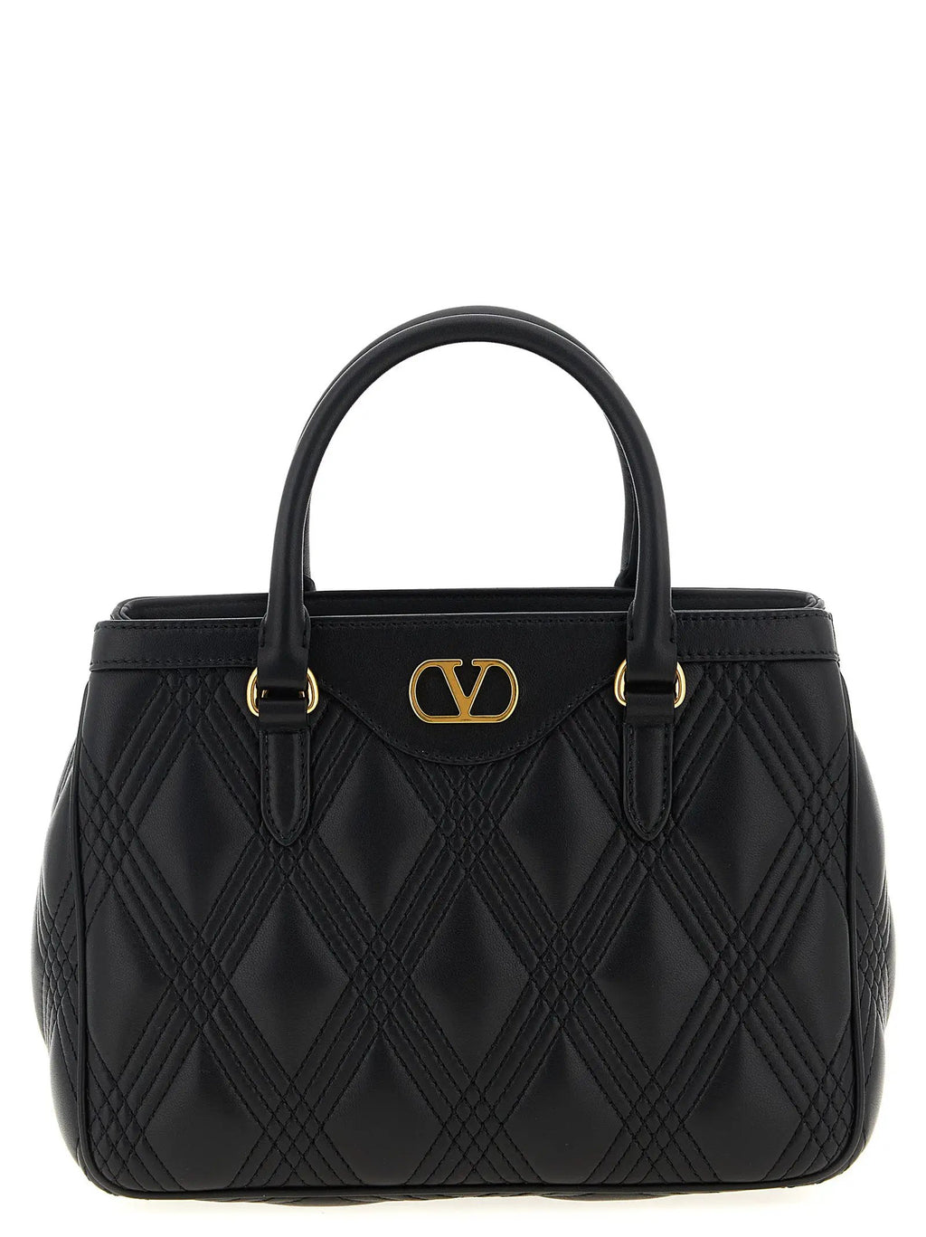 Valentino Garavani Black Lamb Leather Handbag