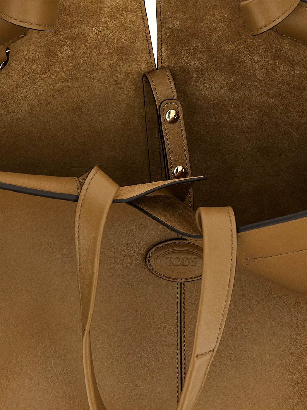 Tod's Bicolor Calfskin Tote Bag