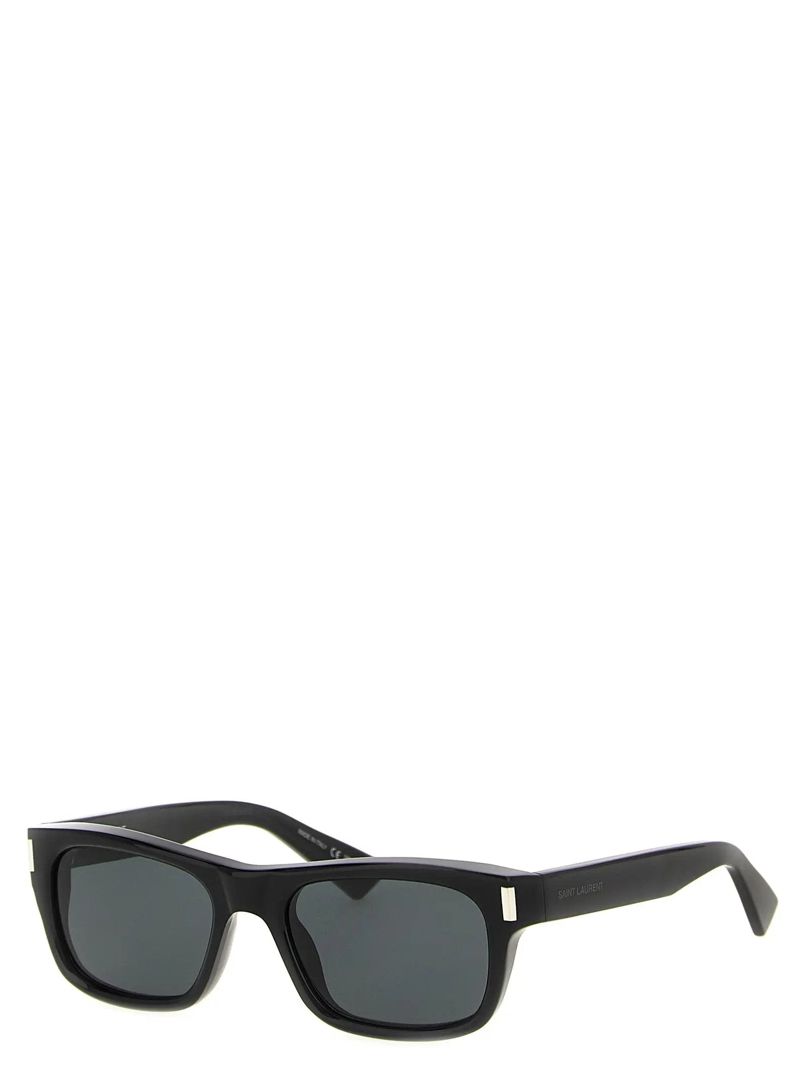 Saint Laurent Black Acetate Sunglasses