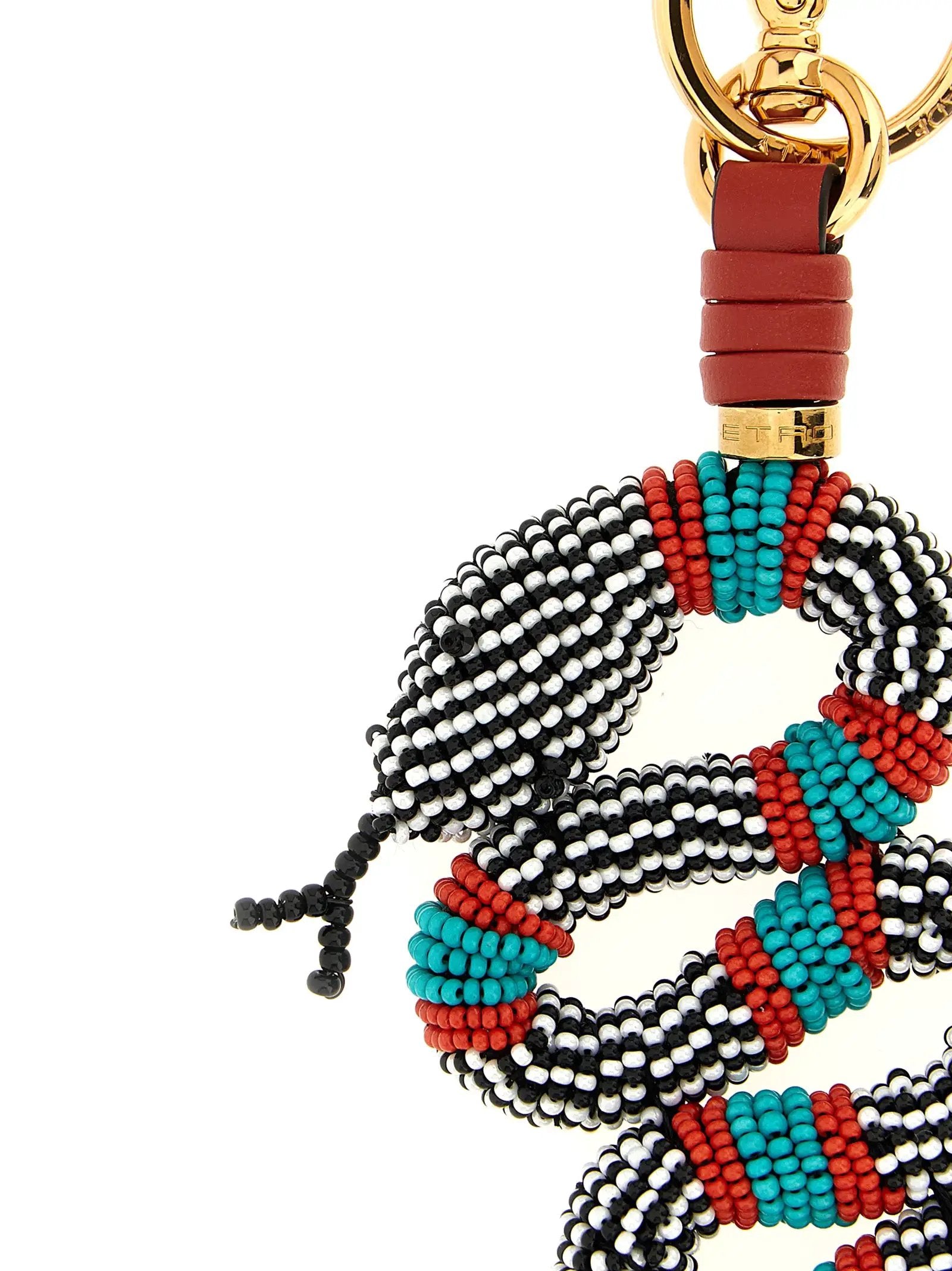 Etro Multicolor Glass Keychain