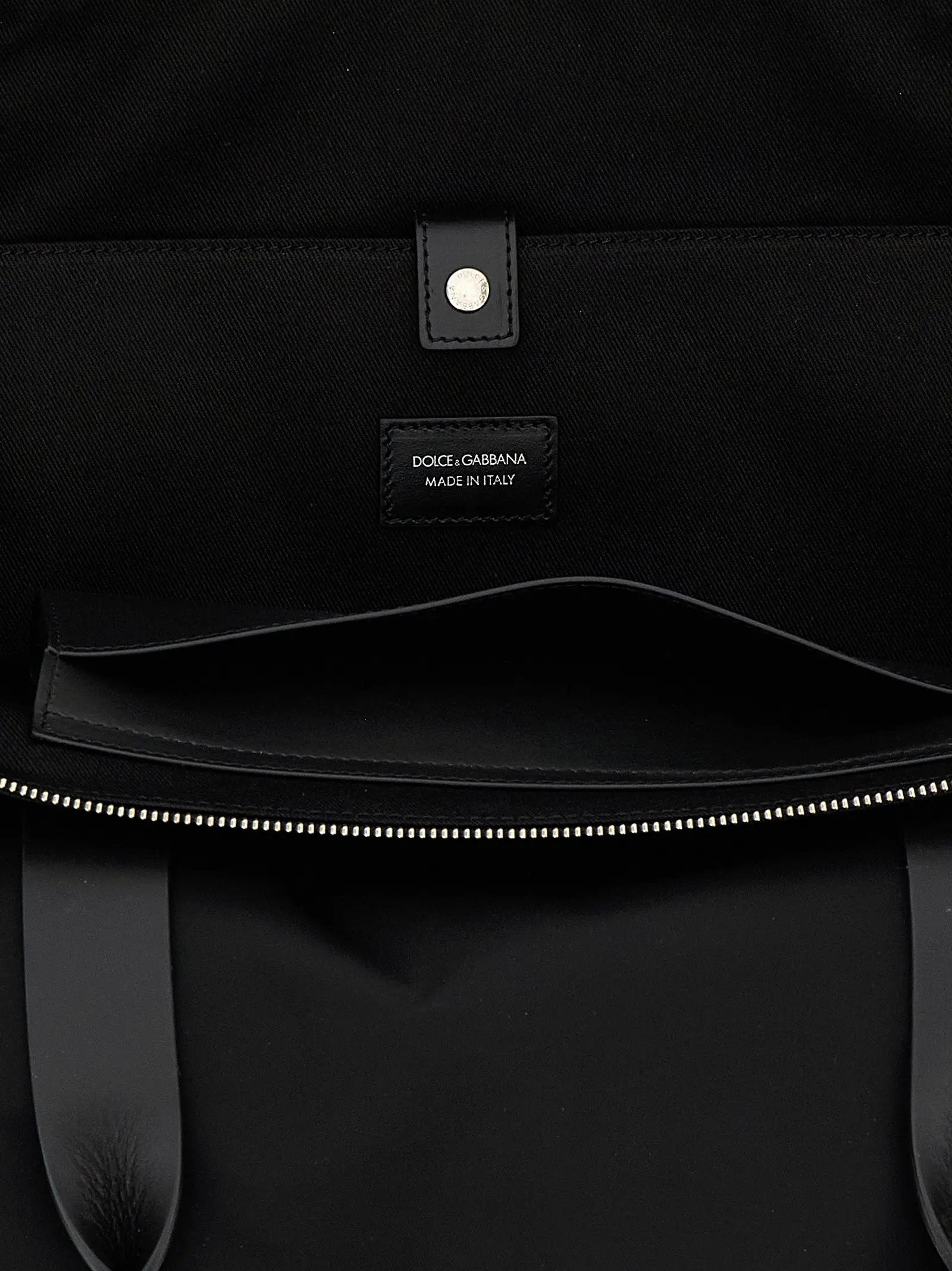 Sac fourre-tout Dolce & Gabbana en polyamide noir