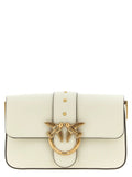PINKO White Goatskin Crossbody Bag