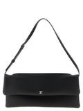 Courrèges Black Cowhide Clutch Bag