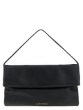 Elisabetta Franchi Black Calfskin Shoulder Bag