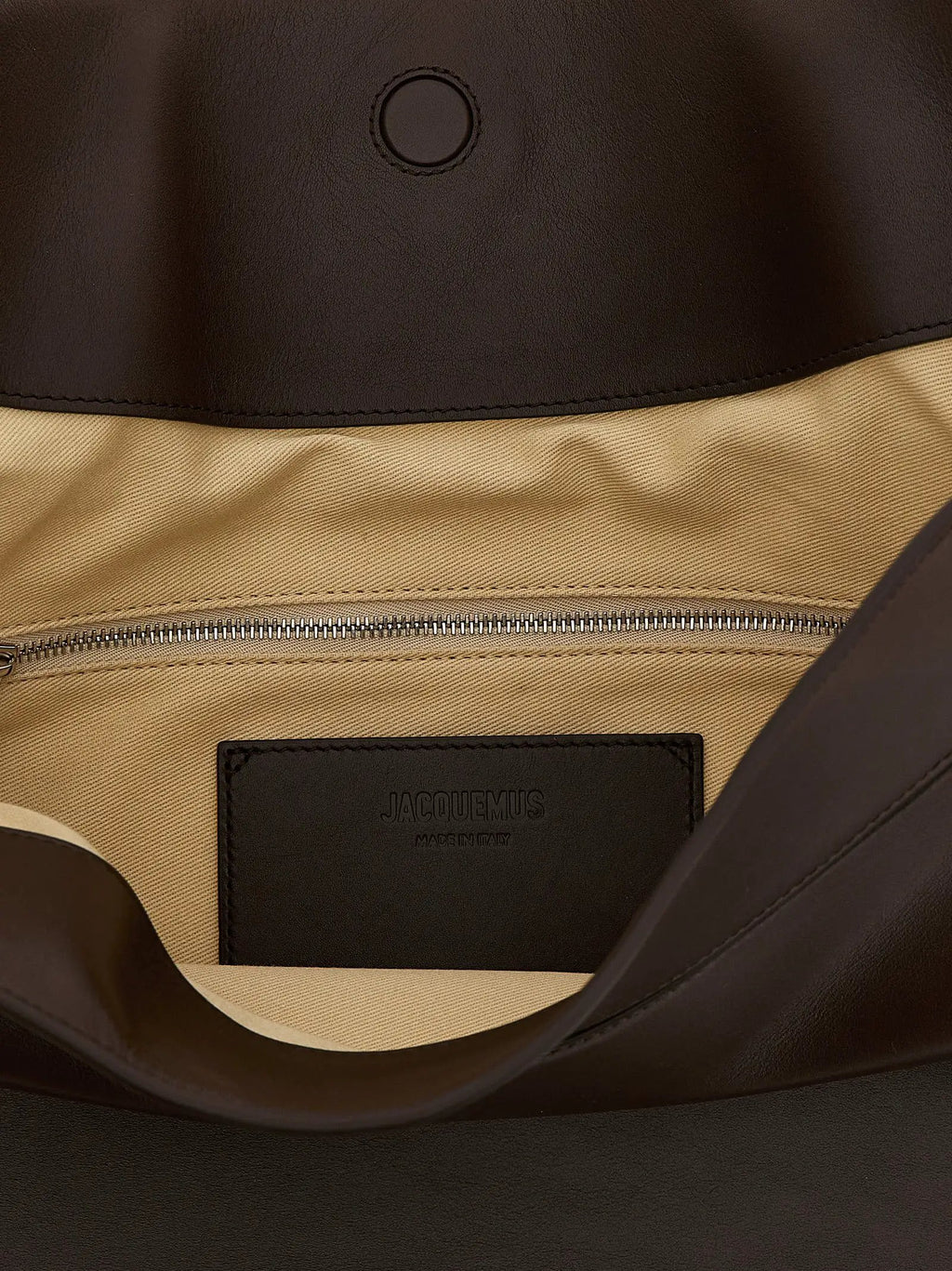 Jacquemus Brown Calfskin Shoulder Bag