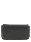 Brunello Cucinelli Black Leather Clutch Bag