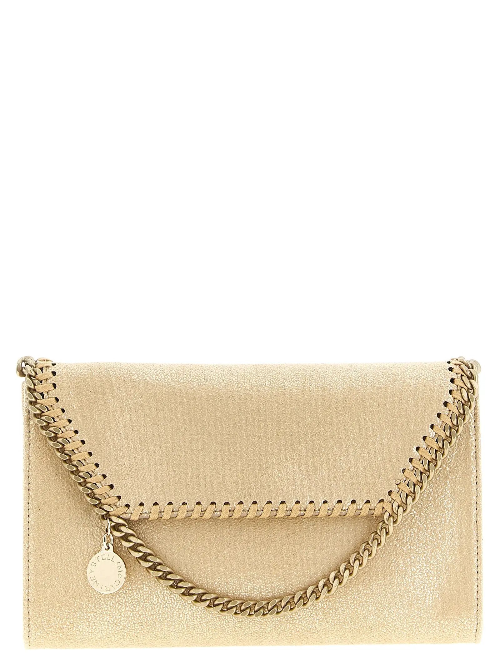 Stella McCartney Gold Polyester Cardholder