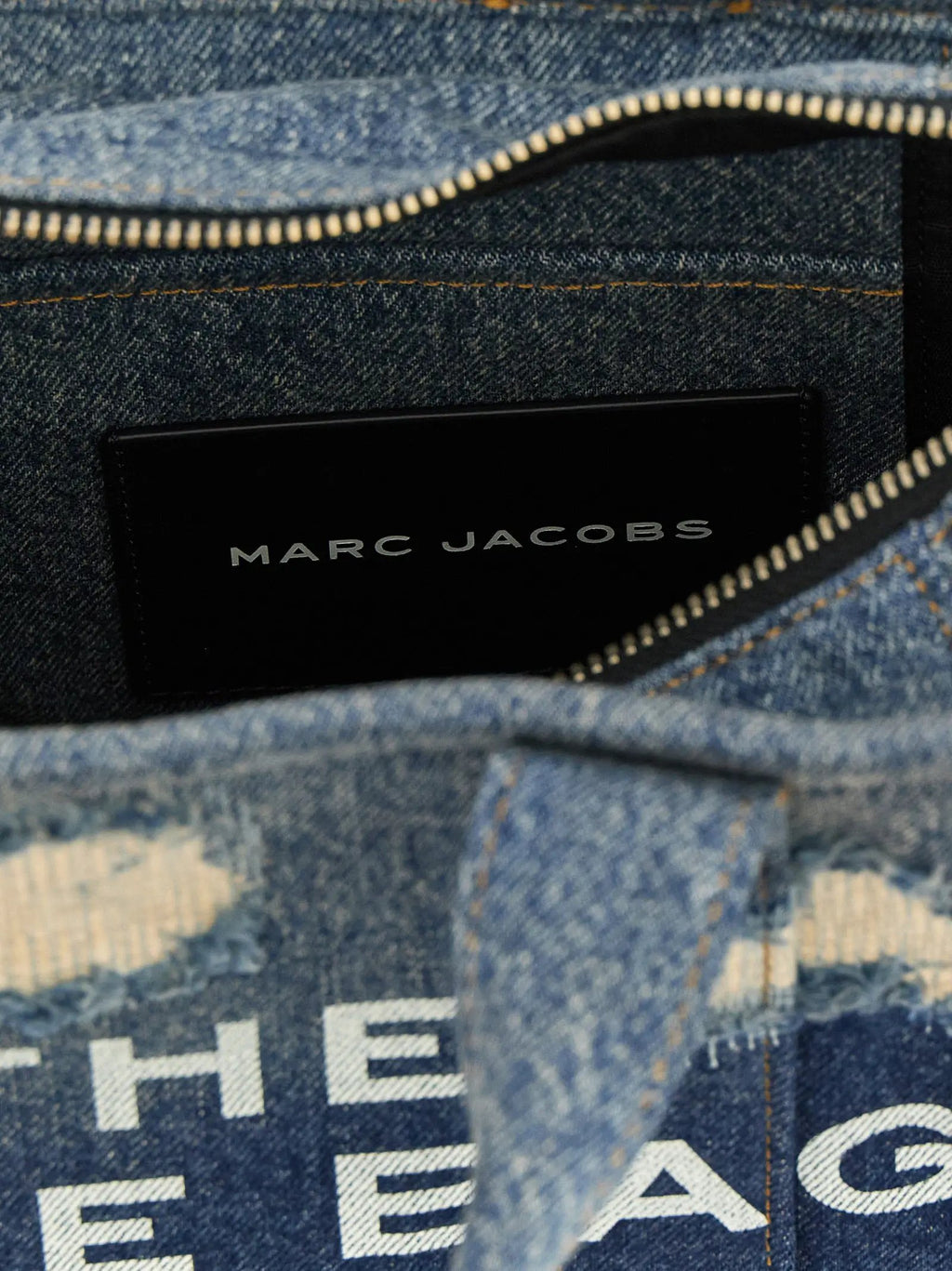 Marc Jacobs Blue Cotton Tote Bag